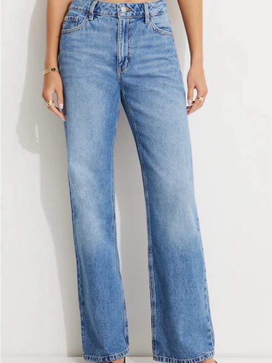 Dynamite Denim - Dynamite Heidi Light Blue High-Rise Wide-Leg Jeans